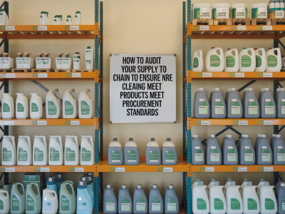 How to audit your supply chain to ensure cleaning products meet green procurement standards