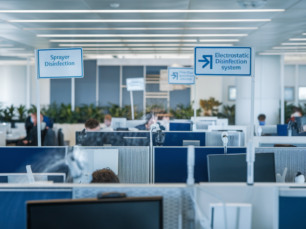 How to run a discreet two‑week trial of electrostatic vs sprayer disinfection in a call centre and measure downtime impact