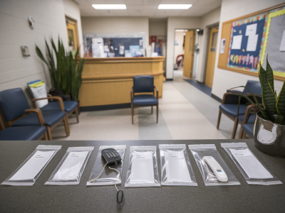 How to validate a low‑allergen surface protocol for school reception areas using seven simple swab tests