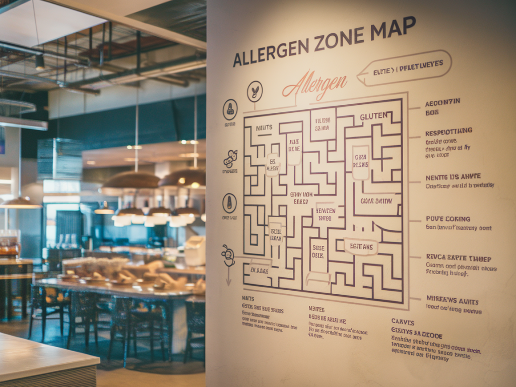How to create a step‑by‑step allergen zone map for mixed‑use hospitality sites to remove cross‑contact errors