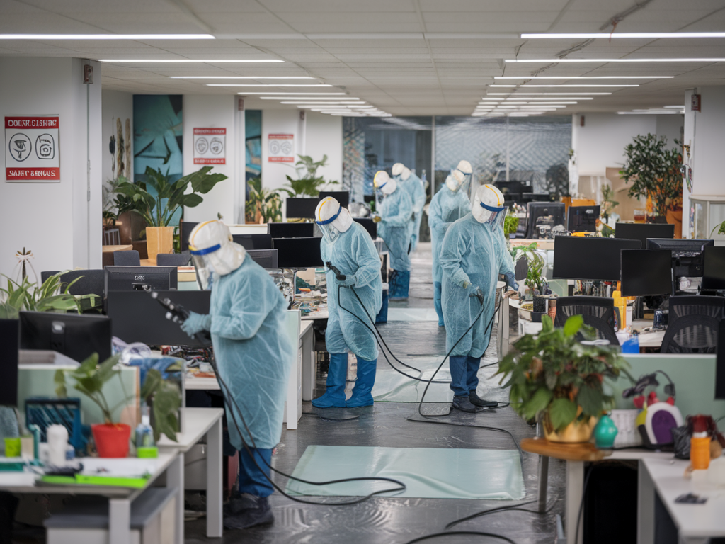 What to test during a two‑week trial of electrostatic sprayers to prove efficacy in open‑plan offices