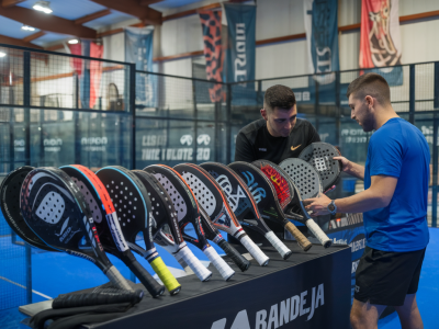 Padel racket sale at bandeja shop: top brands, expert help, e-club deals