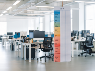 Cleaning rota template that reduces cross‑contamination in multi‑department offices