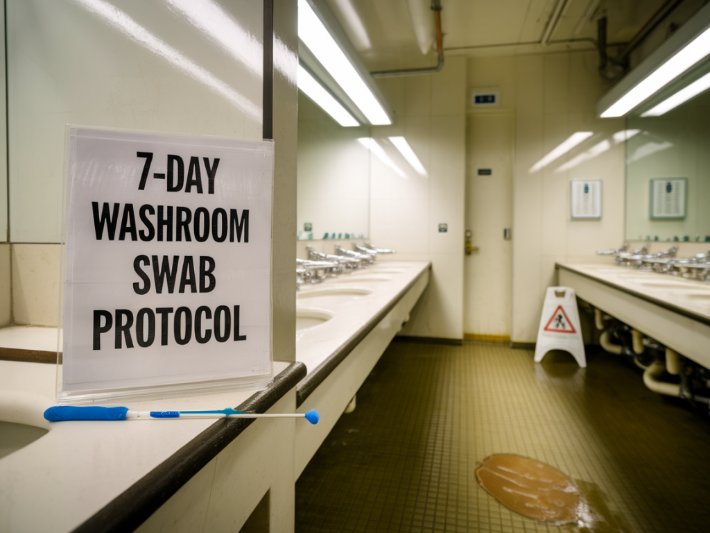 How a 7‑day washroom swab protocol exposed hidden cleaning gaps and fixed them